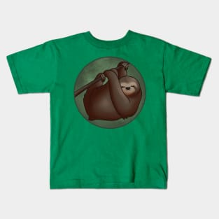 Sloth sleepy Kids T-Shirt